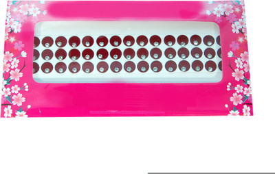 

Anahi 3 Party Forehead Maroon Bindis(Marathi Mulgi)