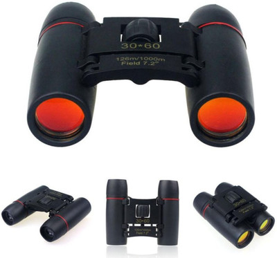 

Maxed Sakura Portable Folding Day Night vision Zoom Binoculars(15 mm, Black)