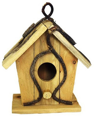 

Shrih SH - 01826 Natural Wooden Bird House(Hanging, Wall Mounting)