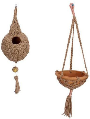 

Jainsons NEST SET JUTE Bird House(Hanging)