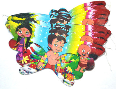 Priyals Happy Birthday Mask - Bheem Family Theme(Set of 10)
