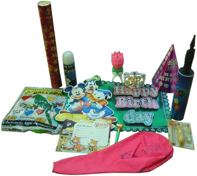 34% OFF on Abee All-in-one Decorative Birthday Kit(Set of 12)
