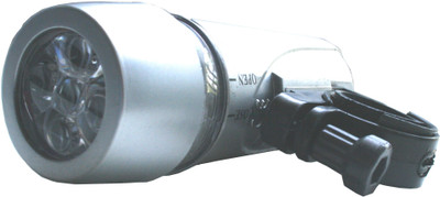 

Adraxx white 5 led head light power beam Bite Indicator(Silver)