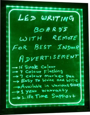 

PRIME TECH LED WRITING.GREEN 05 Black board(70 cm x 50 cm)