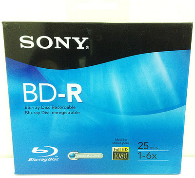 

Sony Blu-ray Recordable Plastic Case 25 GB(Pack of 10)