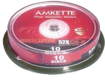 

Amkette Pro CD-R 10 Cake Box(Pack of 10)