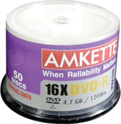 

Amkette Pro DVD-R 50 Cake Box(Pack of 50)