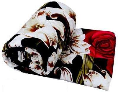 

Gunnu Floral  Comforter(Poly Cotton, Multicolor