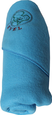 

My NewBorn Cartoon  Hooded Baby Blanket(Polyester, Sky Blue