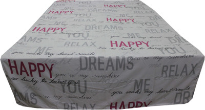 

Adishma Printed Single Dohar(Microfiber, White)
