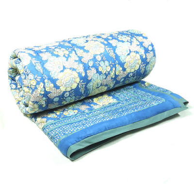 

Jain International Floral  Comforter(Cotton, Multicolor
