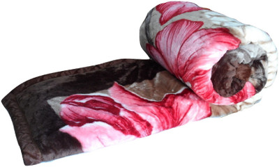 

Snuggle Floral  Mink Blanket(Microfiber, Multicolor