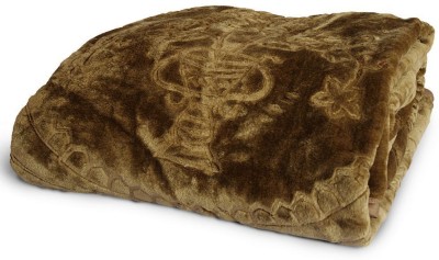 

Tiajria Printed  Mink Blanket(Microfiber, Brown