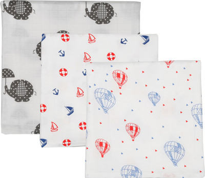 

Brother Baby Motifs, Animal  Swadding Baby Blanket(Microfiber, Multicolor