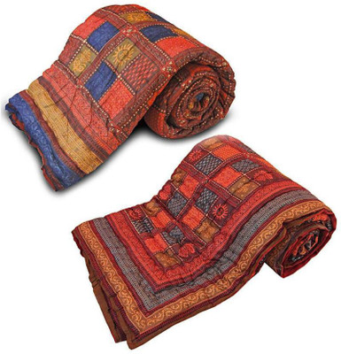 

Phoenix International Floral Double Comforter(Cotton, Multicolor)