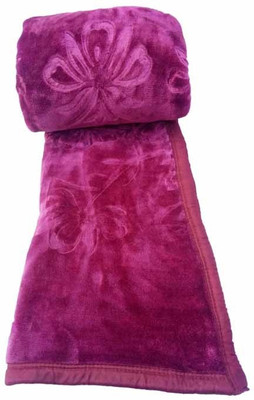 

YNA Plain  Mink Blanket(Microfiber, Maroon