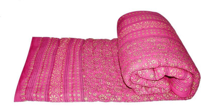 

Sellstra Floral  Comforter(Cotton, Pink