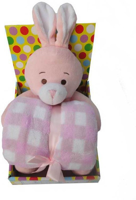 

Cloud9 Checkered  Blanket(Microfiber, Pink