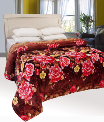 

Zesture Floral  Mink Blanket(Microfiber, Multicolor
