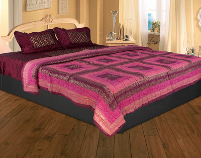 10% OFF on Rajasthan Crafts Geometric Double Quilt(100% Cotton, Red) 10% OFF on Rajasthan Crafts Geometric Double Quilt(100% Cotton, Red)