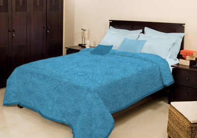 

Bombay Dyeing Plain  Blanket(Microfiber, Blue