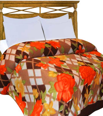

Home Candy Checkered  Coral Blanket(Polyester, Multicolor