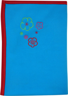 

Bio Kid Embroidered  Blanket(Polyester, Blue / Mroon