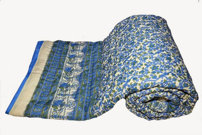 52% OFF on Buyclues Floral Double Quilt(Blue) 52% OFF on Buyclues Floral Double Quilt(Blue)