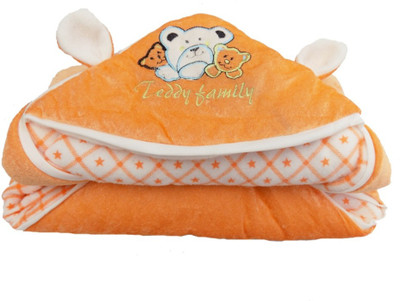 

Gargshope Printed  Coral Blanket(Microfiber, Peach