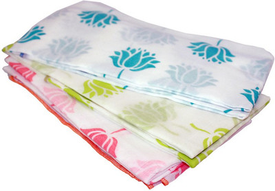 

Tura Turi Printed  Swadding Baby Blanket(Cotton, Multicolor