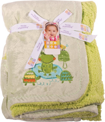 

MeeMee Printed  Blanket(Microfiber, Green
