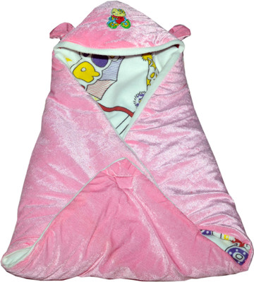 

Shivkirpa Cartoon Crib Crib Baby Blanket(Blue)