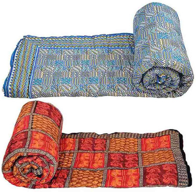 

Kaarigar Printed Double Comforter(Microfiber, Multicolor)