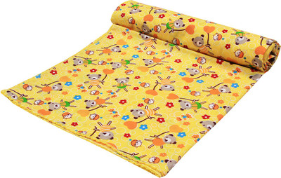 

Ole Baby Printed  Swadding Baby Blanket(Microfiber, Yellow