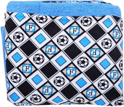 

Baby Bucket Printed  Blanket(Microfiber, Black