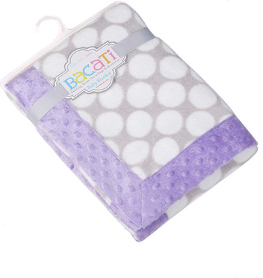 

Bacati Polka Single Blanket(Multicolor)
