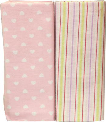 Kiwi Printed  Swadding Baby Blanket(Microfiber, Pink