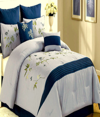 

Bella King Cotton Duvet Cover(Blue)