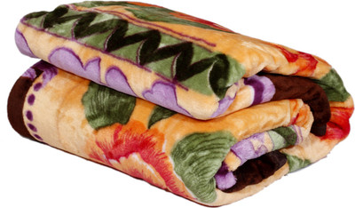 

IndiWeaves Floral  Quilt(Polyester, Purple, Multicolor, Multicolor;purple
