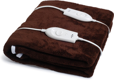 

Expressions Plain  Electric Blanket(Polyester, Brown
