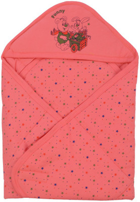 

Aarushi Printed  Crib Baby Blanket(Microfiber, Pink