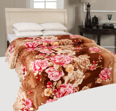 

ExpressionsHome Floral  Blanket(Polyester, Multicolor