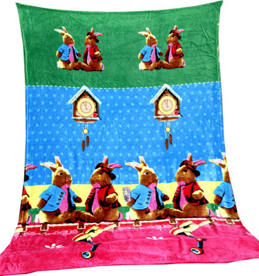 

Tima Cartoon  AC Blanket(Polyester, Multicolor