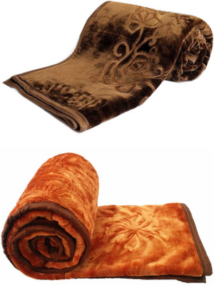 

YNA Plain Single Mink Blanket(Microfiber, Black)