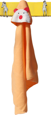 

My NewBorn Cartoon  Hooded Baby Blanket(Polyester, Beige