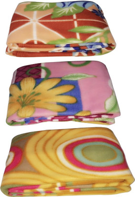 

Galaxy Floral Single Coral Blanket(Microfiber, Multicolor)