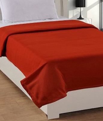 

Super India Plain  Coral Blanket(Polyester, Orange