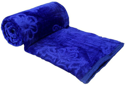 

Super India Abstract  Mink Blanket(Polyester, Blue