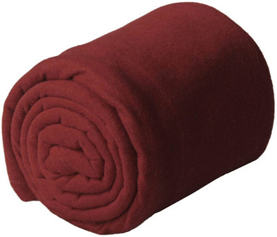 

ExpressionsHome Checkered  Coral Blanket(Microfiber, Maroon
