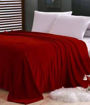 

Sleepinns Plain  Blanket(Polyester, Maroon